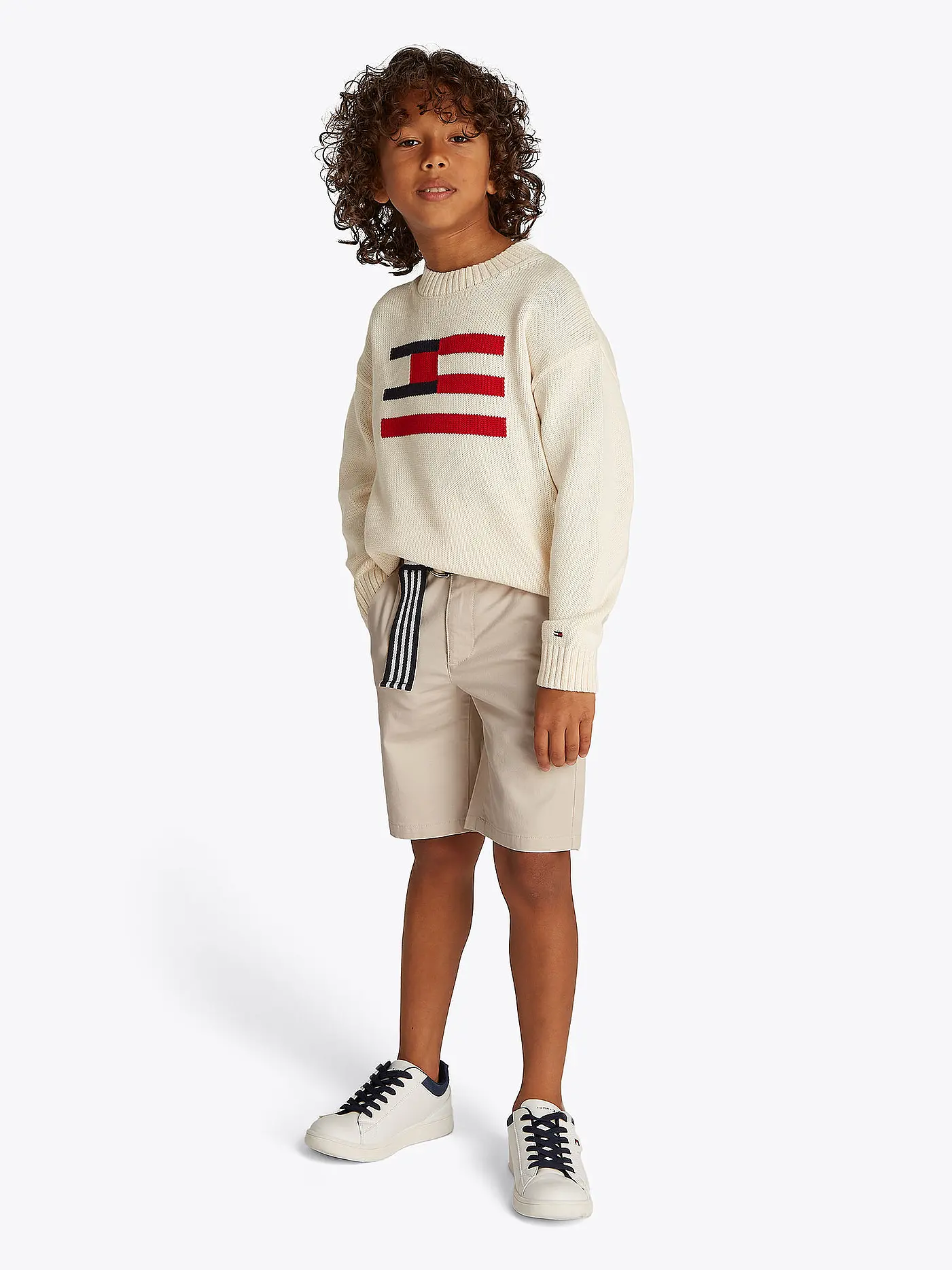TOMMY HILFIGER | Jungen Shorts | beige